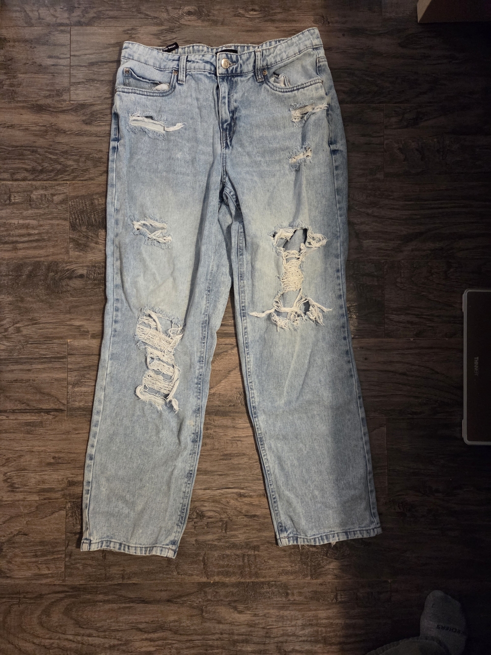 Blue Notes Light Blue Distressed Women's Jeans